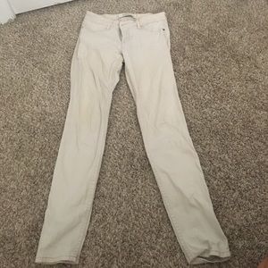 khaki Abercrombie & fitch pants