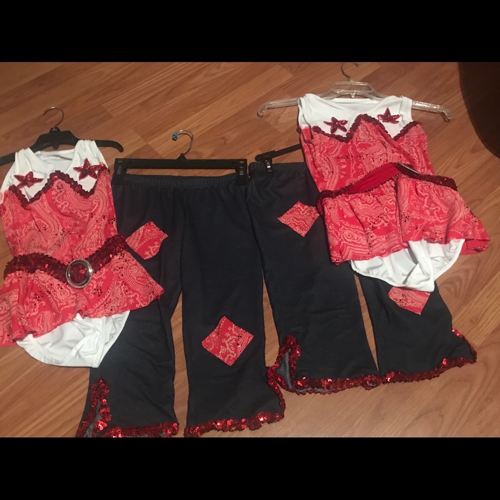 Girls Western Costumes, 2 available.