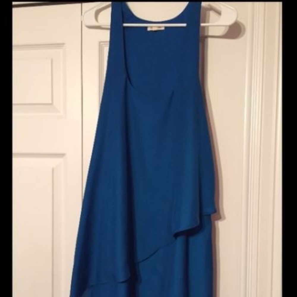 Silence + Noise Blue Tank Dress