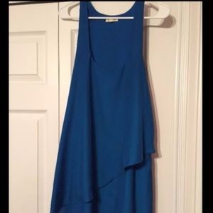 Silence + Noise Blue Tank Dress