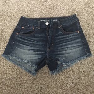 American eagle hi-rise festival jeans shorts