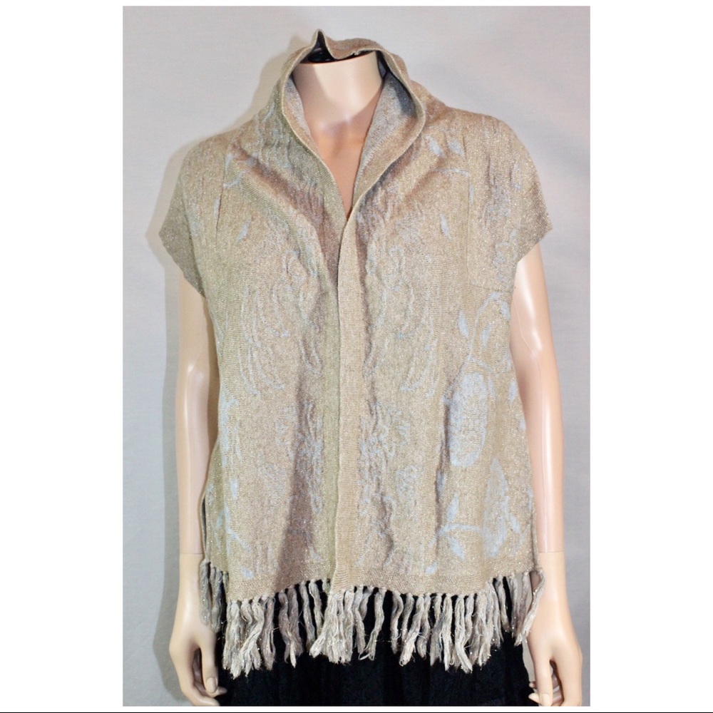 Angel Of The North Anthropologie Fringe Cardigan