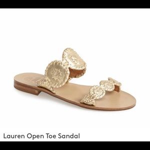 Jack Rogers Sandals in gold