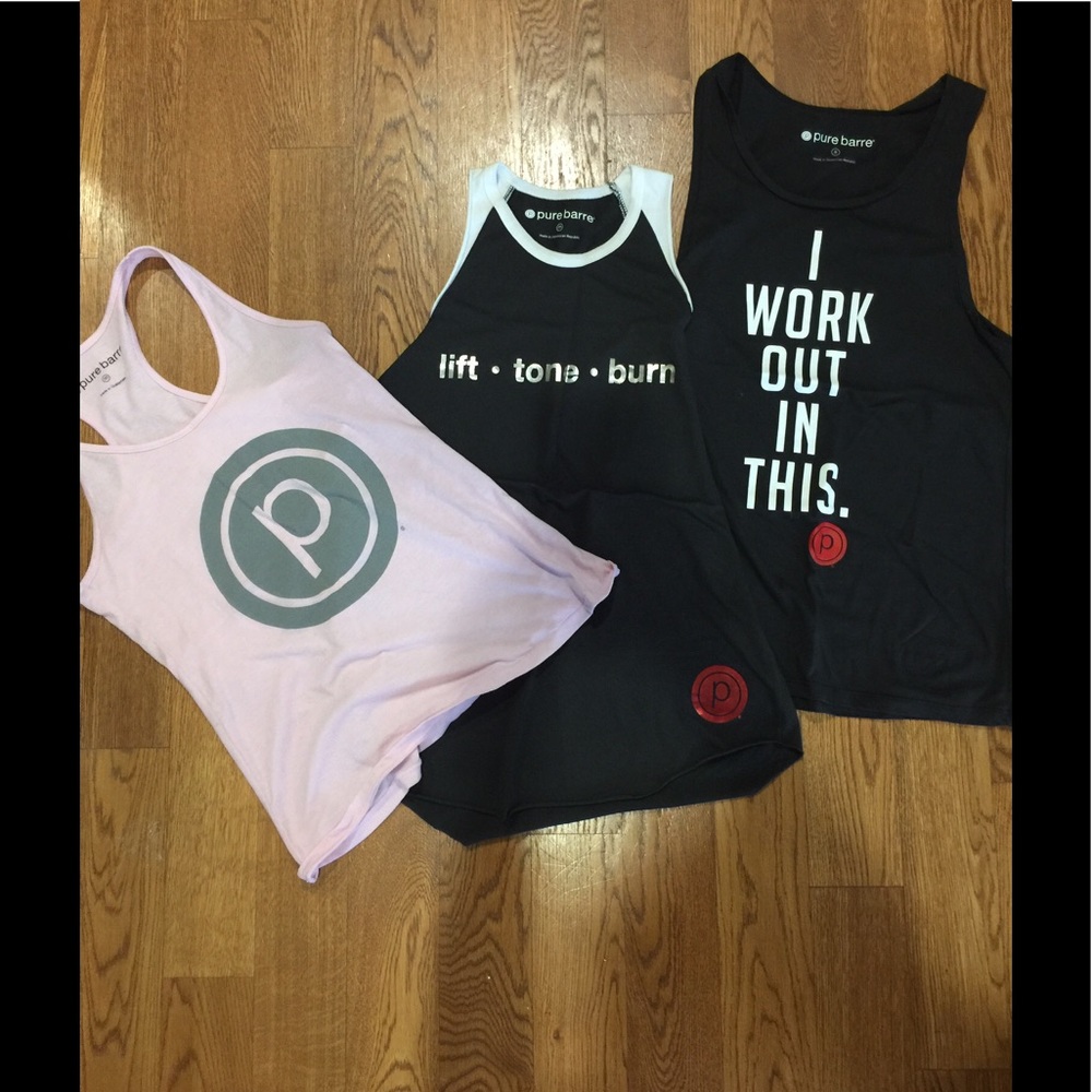 Pure Barre workout tanks