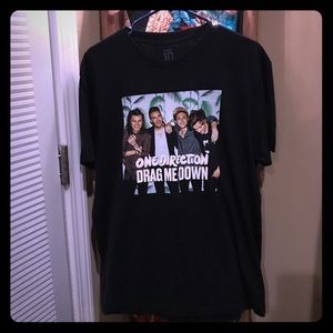 One direction black tshirt