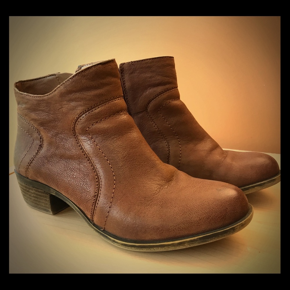 Lucky Brand Leather Booties