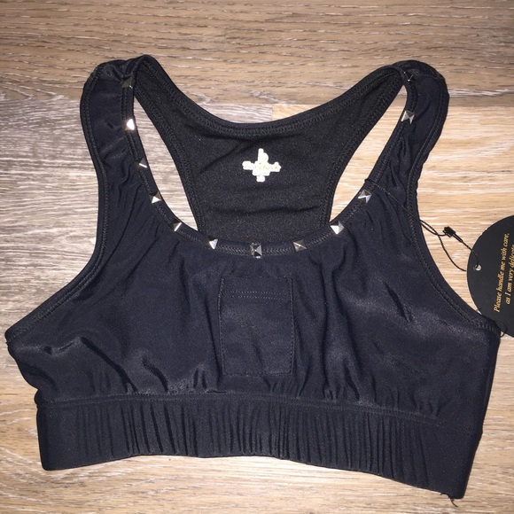 Set of 2 Designer Bodyrock Racerback Sports Bras - Picture 4 of 7