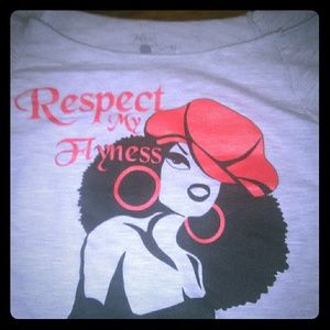 PRICE DROPPED! Off the shoulder afro-centric shirt