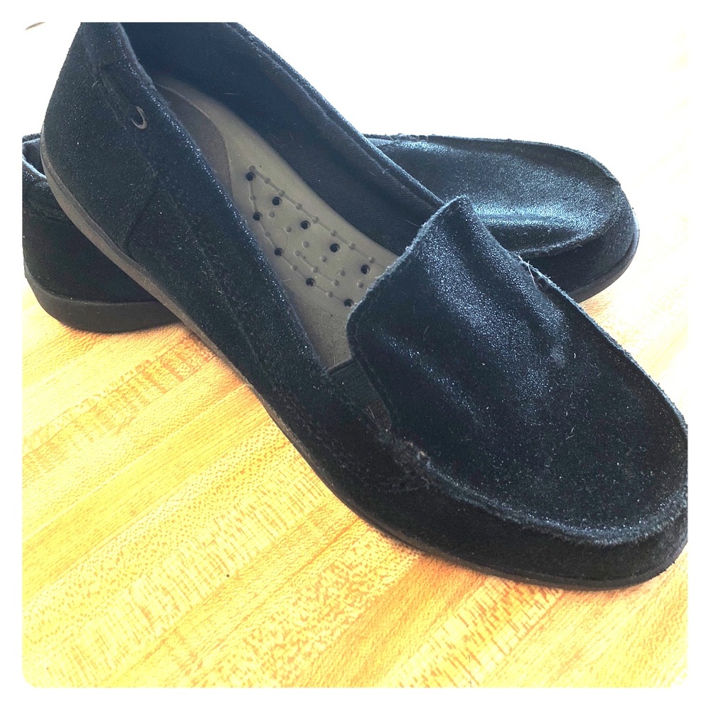 Crocs suede loafers