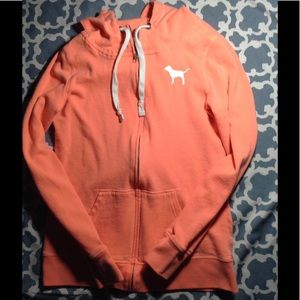 Victoria's Secret PINK Zip Up Hoodie Size Small