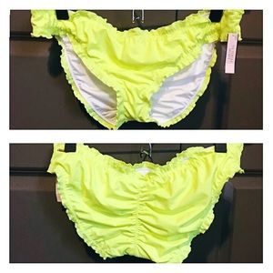 Victoria's Secret Cheeky Ruffle Swim Bottoms