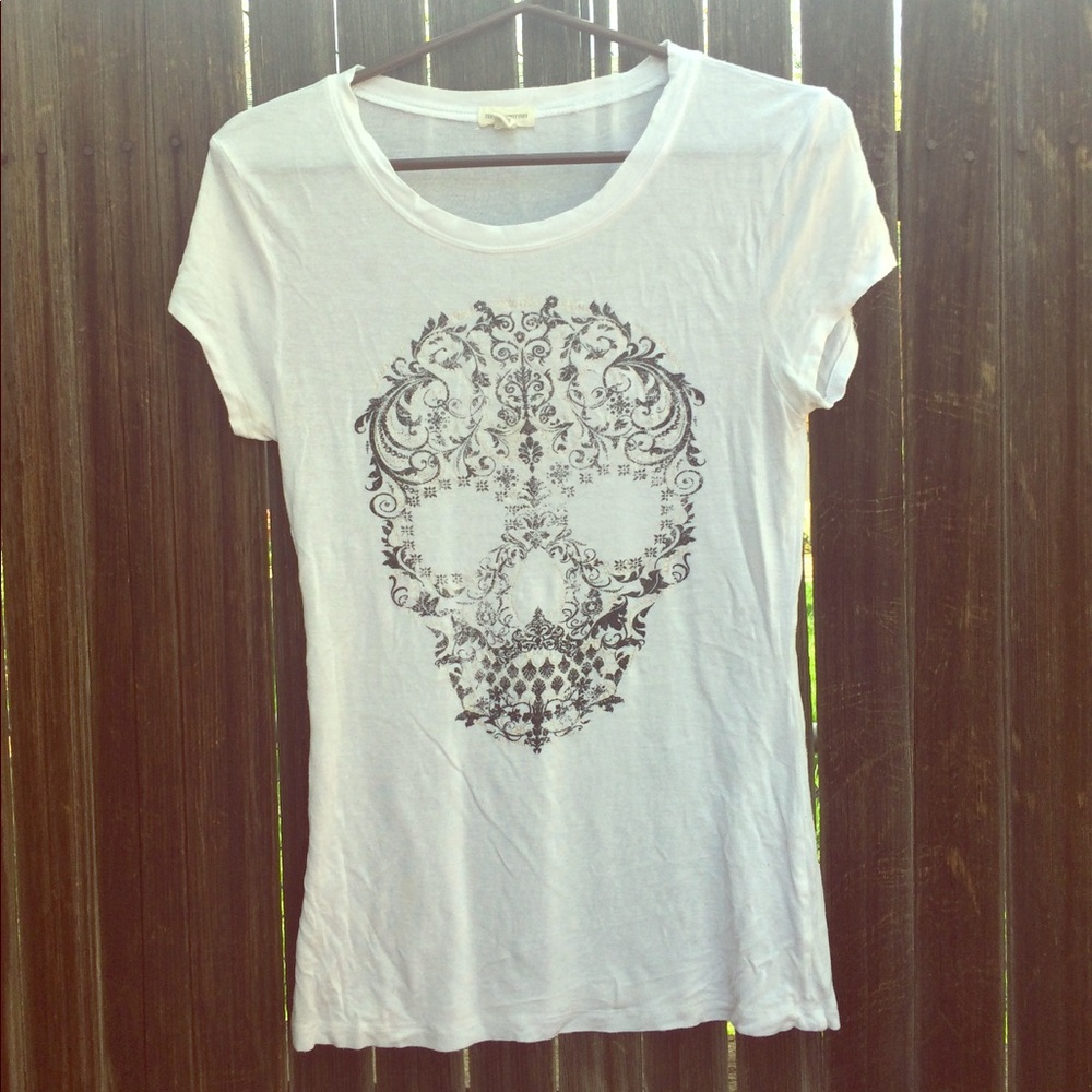 Floral Skull Women's Shirt S-M