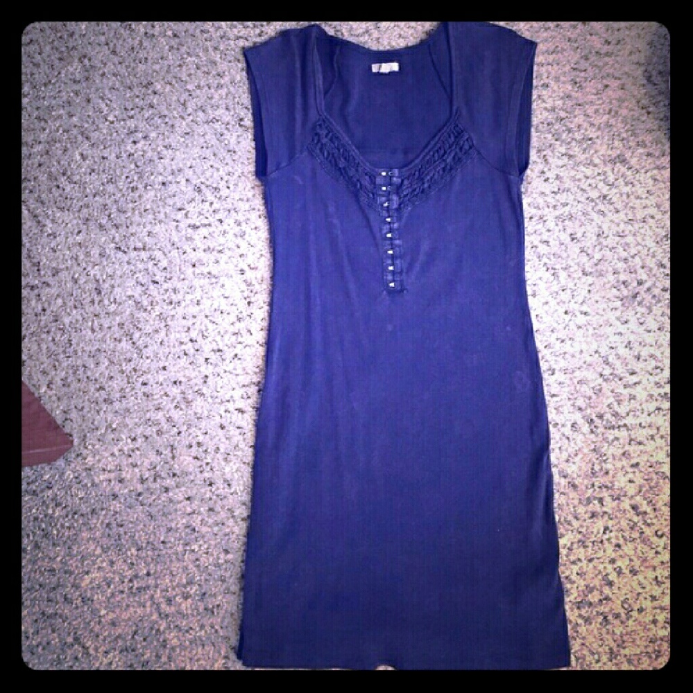 Ecote cap sleeve mini dress