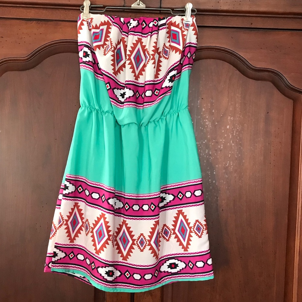 Ladies Auditions strapless Dress/ Size Small