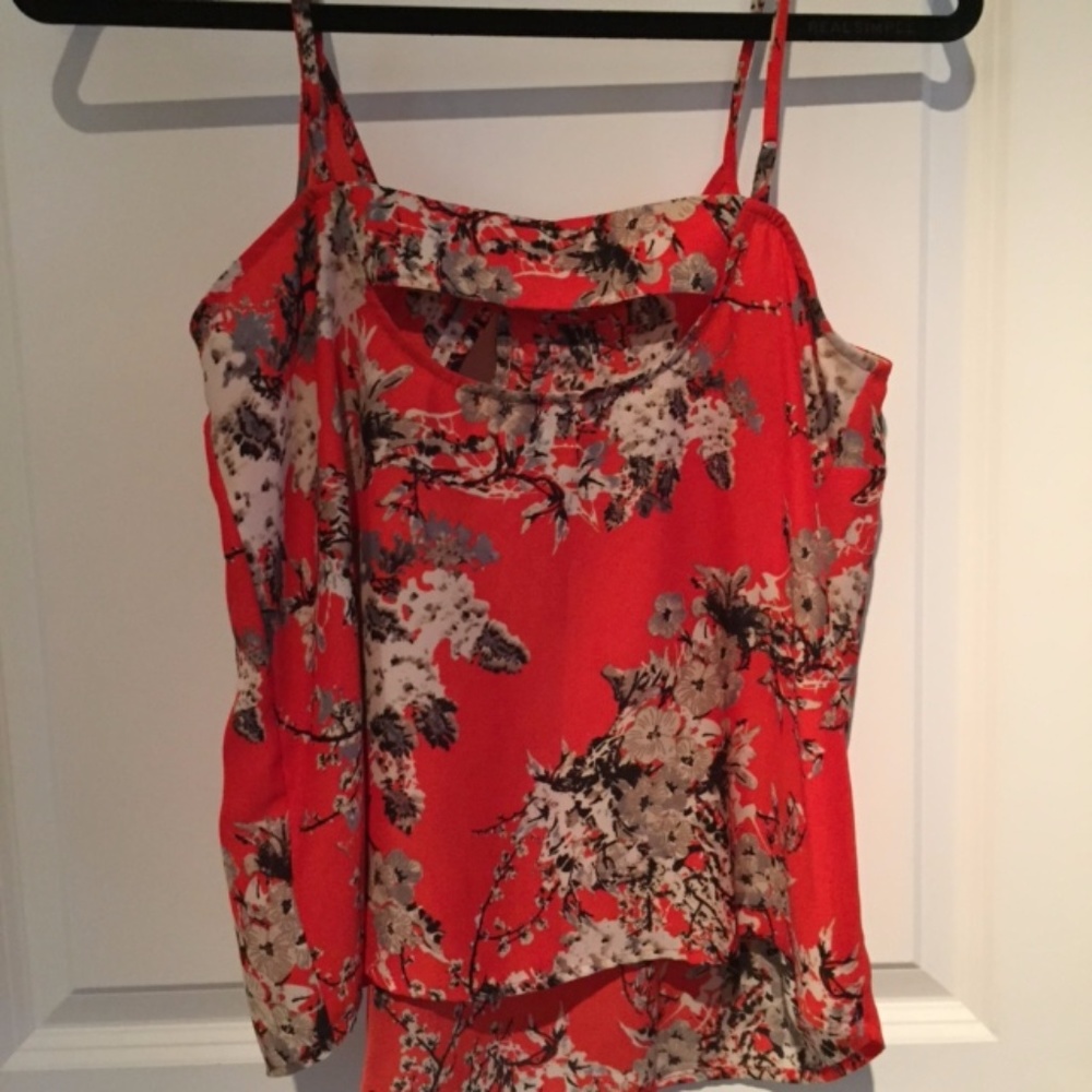 Urban outfitters Kimchi Blue Silky red tank Size M - Picture 4 of 4
