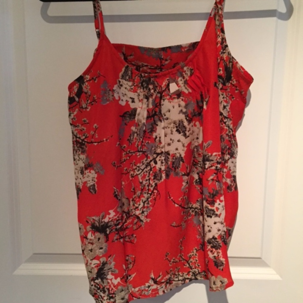 Urban outfitters Kimchi Blue Silky red tank Size M