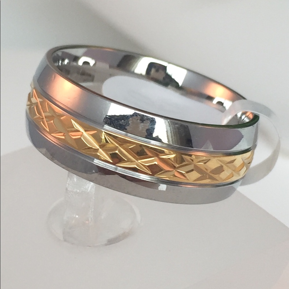 Fashion Wedding Ring Men/Women 316L Stainless Stee