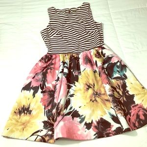 Stripes/Floral Dress