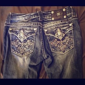 Size 27 miss me bootcut jeans