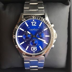 Caravelle New York stainless steel watch