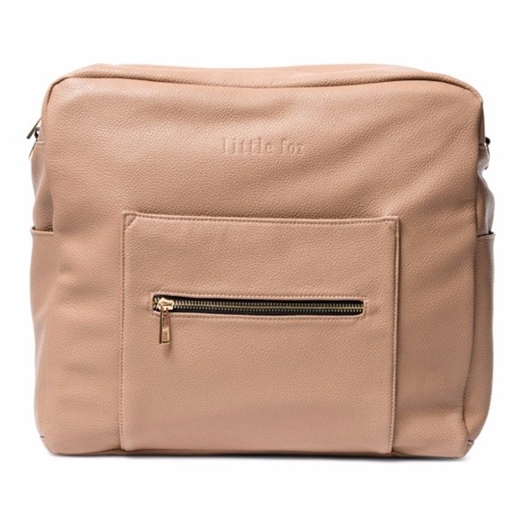 Little Fox Diaper Bag Backpack | Almond Taupe - Picture 1 of 8