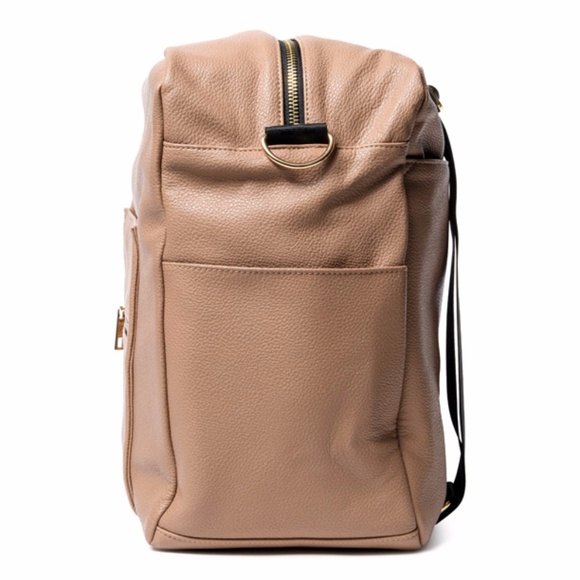 Little Fox Diaper Bag Backpack | Almond Taupe - Picture 4 of 8