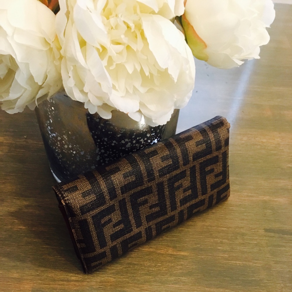 Authentic Vintage Monogrammed FENDI Wallet/Clutch