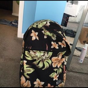 Floral neff backpack