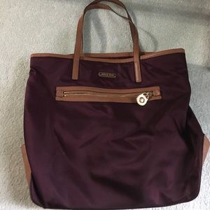 Purple Michael Kors tote