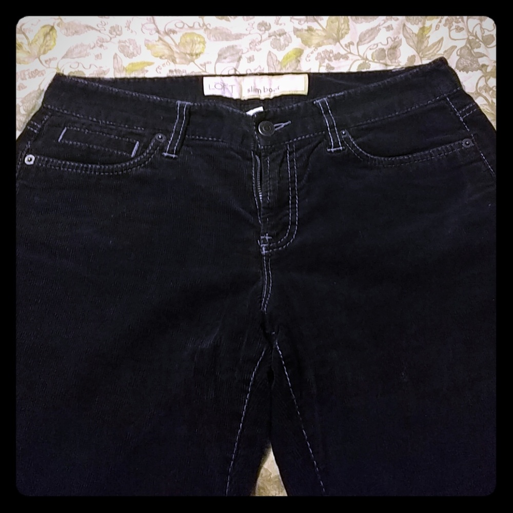 Ann taylor loft cordoroy pants