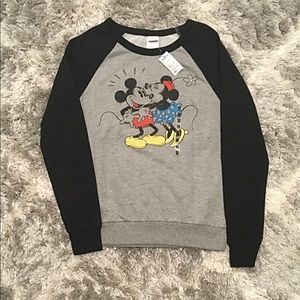 Mickey and Minnie mouse sweatshirt