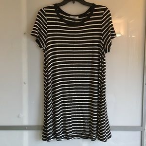 Striped Shirt Dress