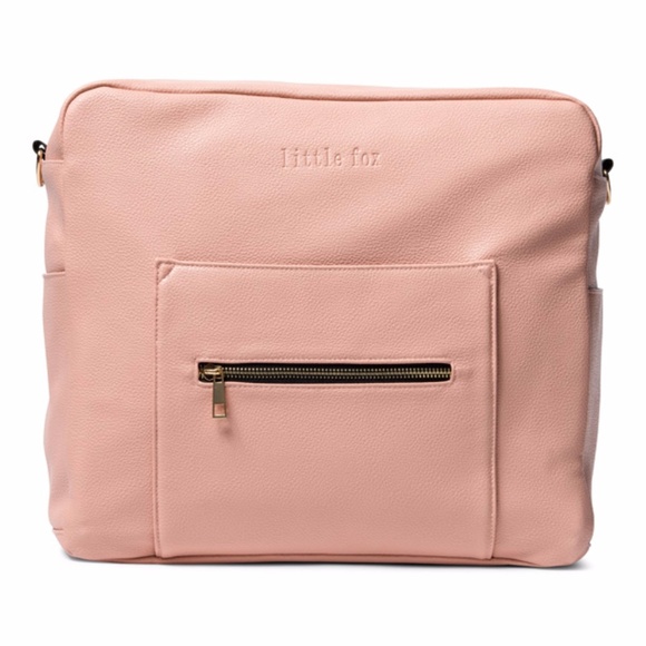 Diaper Bag Backpack | Little Fox Bags | Blush Pink - Picture 1 of 7