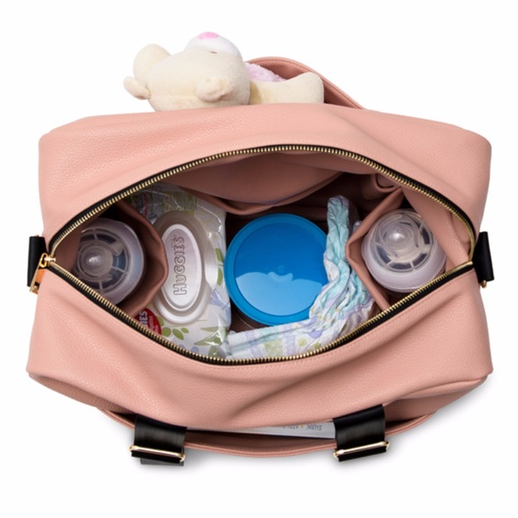 Diaper Bag Backpack | Little Fox Bags | Blush Pink - Picture 6 of 7