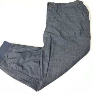 Chambray Joggers