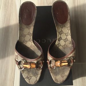 Gucci Shoes - Gucci Sand Tess S. Cuoio Beige and Brown Slides Gucci Shoes - Gucci Sand Tess S. Cuoio Beige and Brown Slides