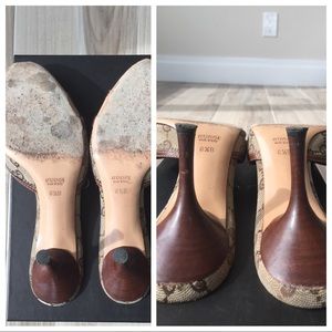 Gucci Shoes - Gucci Sand Tess S. Cuoio Beige and Brown Slides Gucci Shoes - Gucci Sand Tess S. Cuoio Beige and Brown Slides