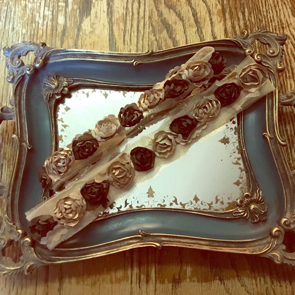 Mommy & Me rosettes lace headbands