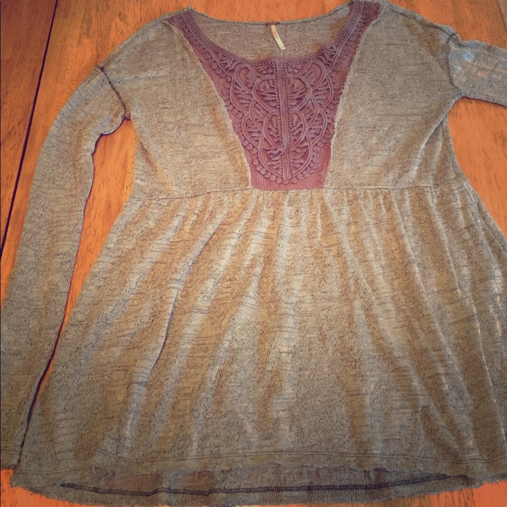 Free People Flowy Sweater Top