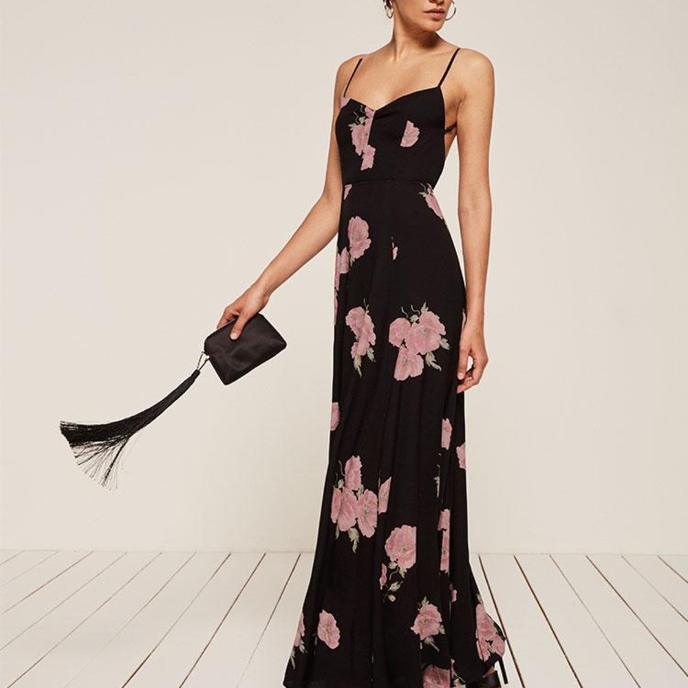 Reformation Thistle Dress in Gweneveire print