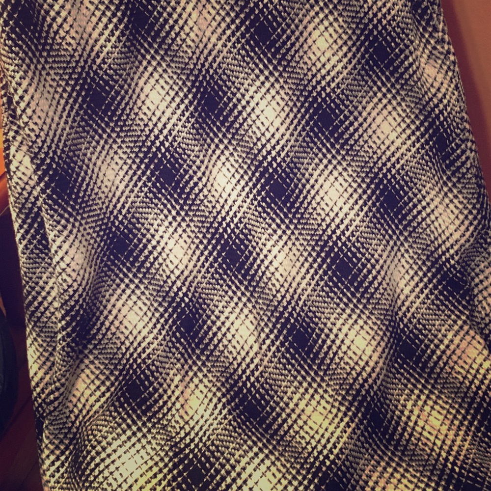 Black and white skirt