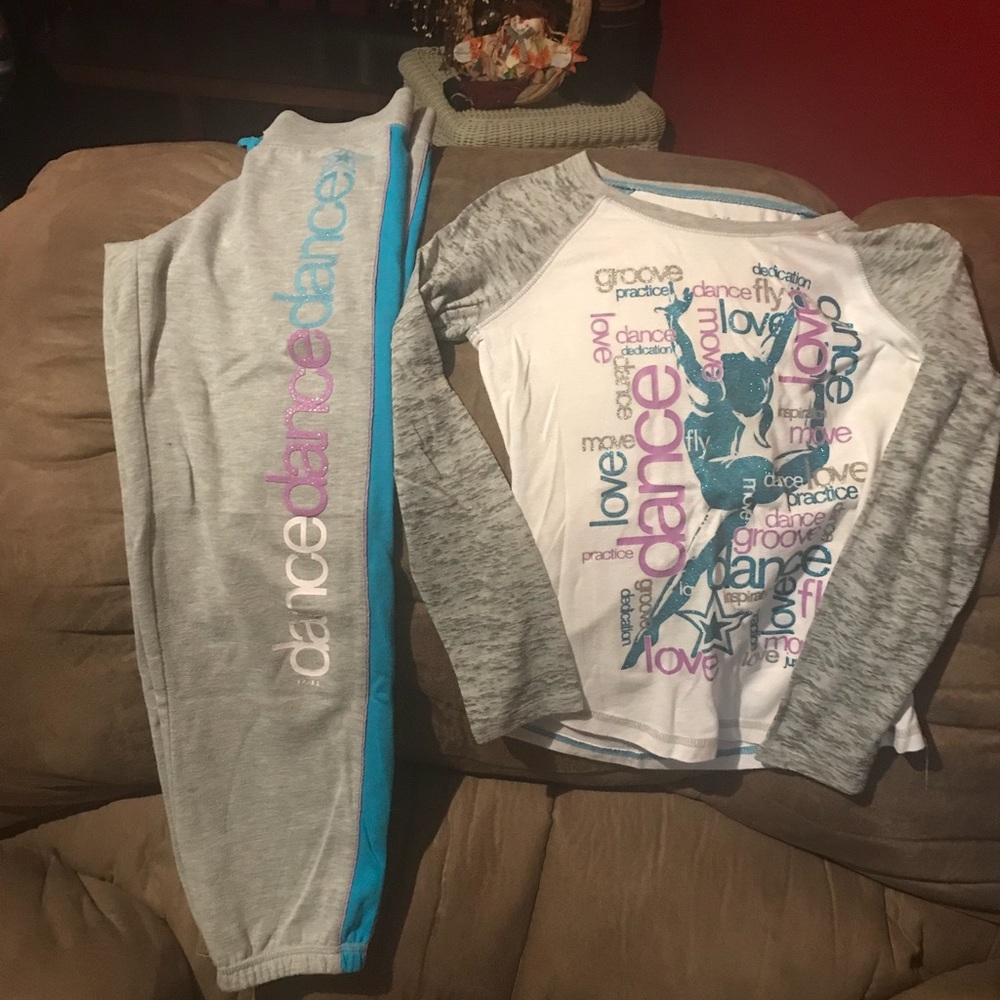 Justice brand girls sweatsuit