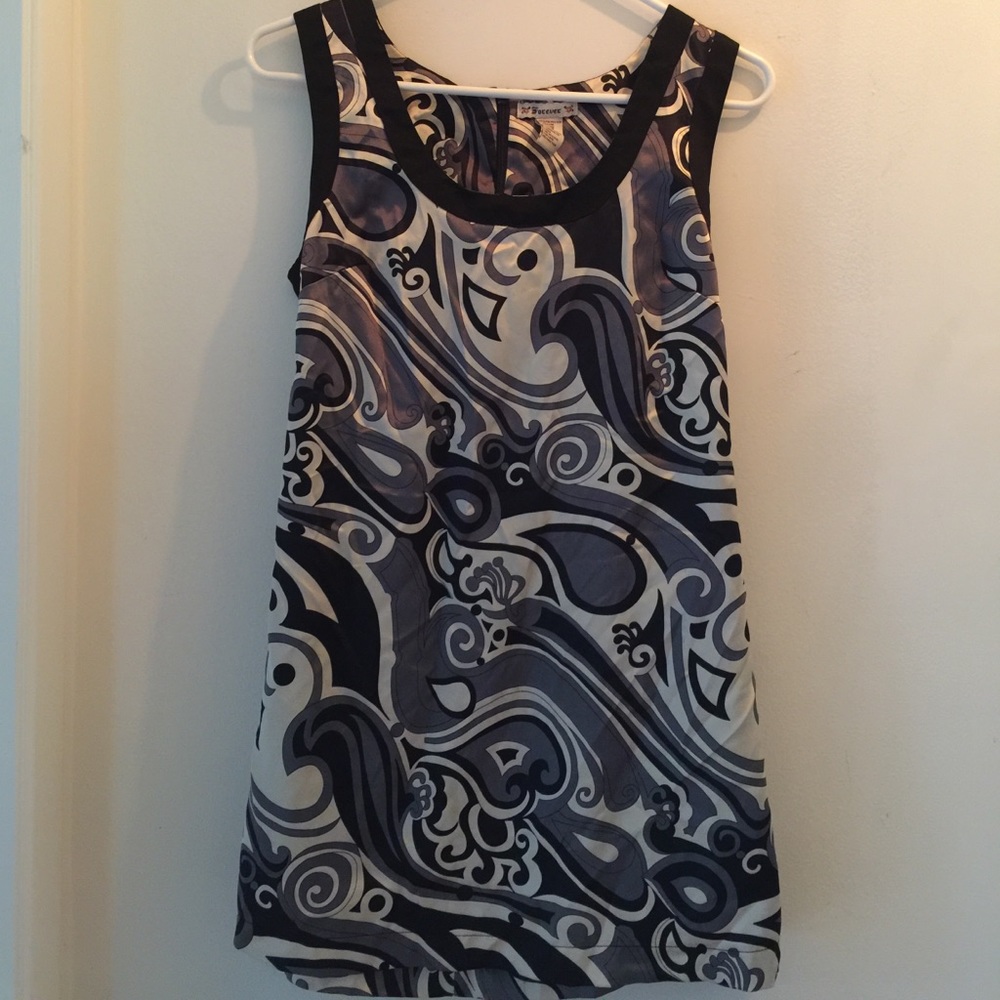 Silk printed dress