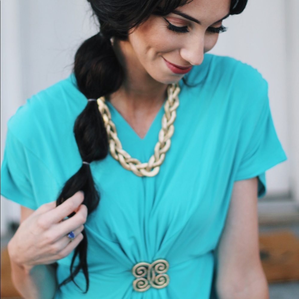 Turquoise Maxi Dress