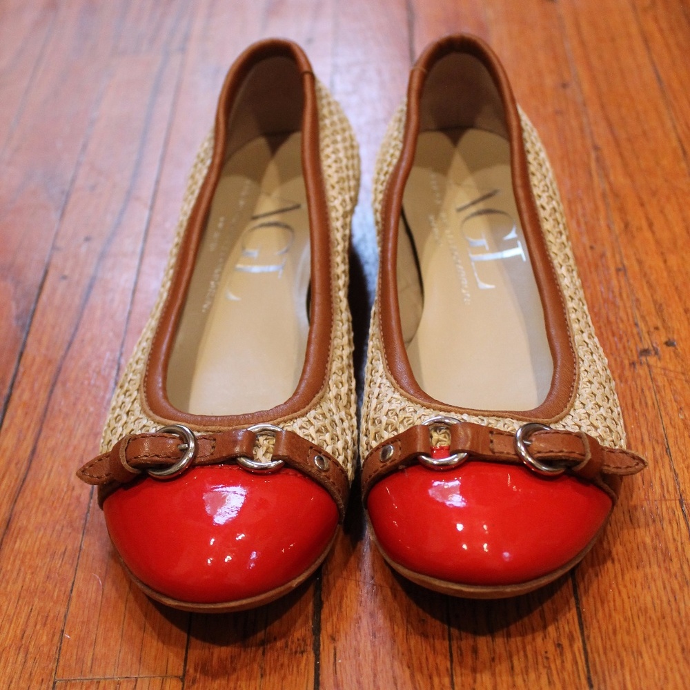 AGL slip on flat womens shoes