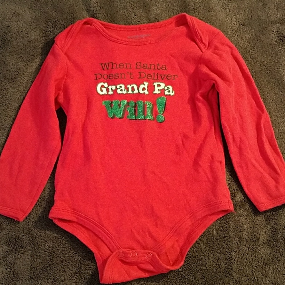 Christmas onesie sz 24m