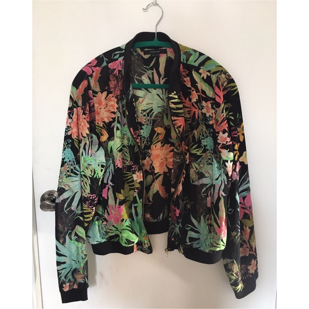 Abstract Bomber Jacket - Picture 2 of 3
