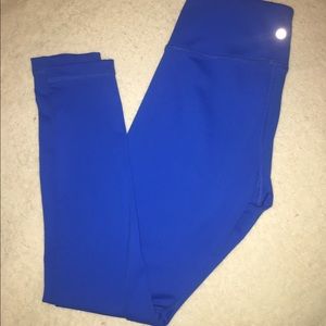 90 Degrees by reflex royal blue leggings size M