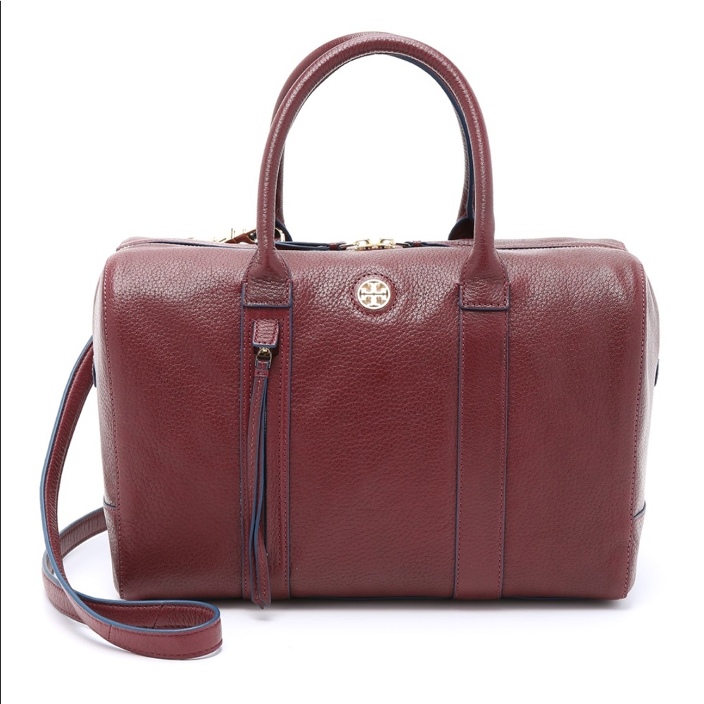Tory Burch Large Brody Satchel Oxblood