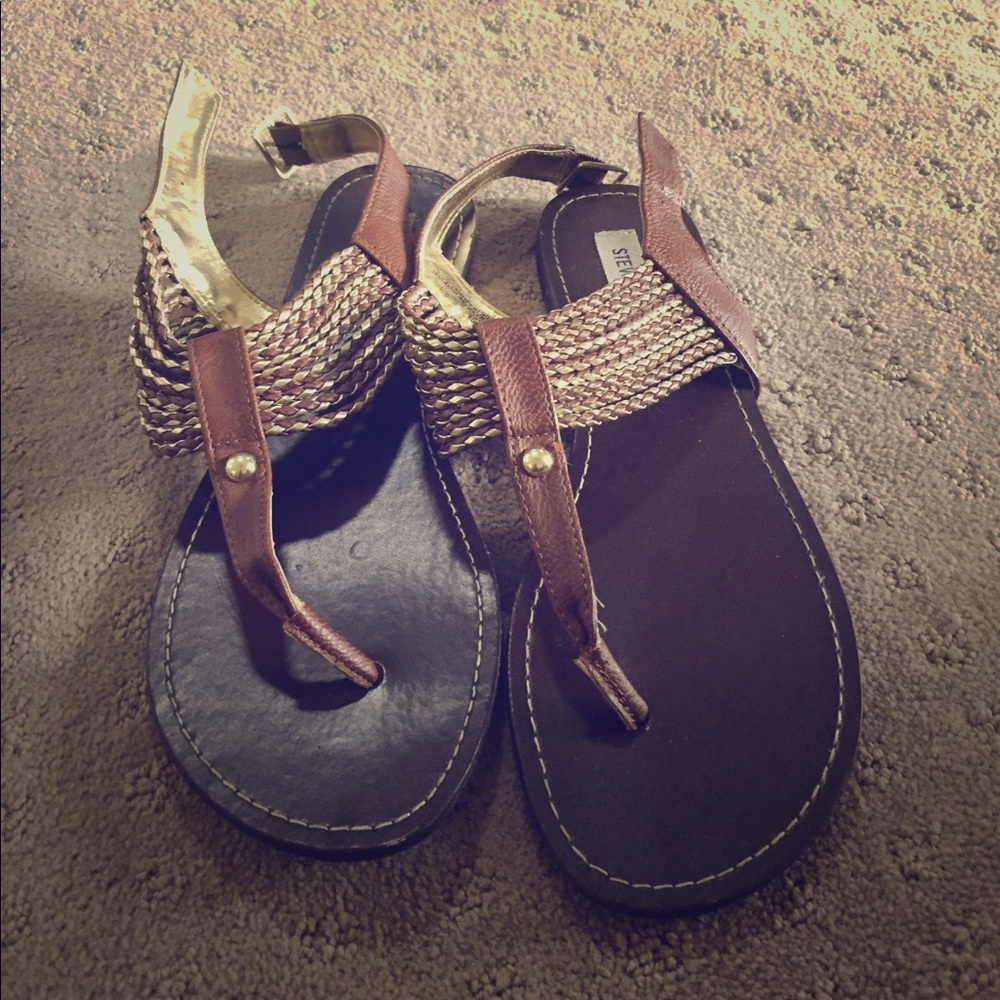 Gold sandals